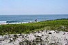The beach from the balcony July 2009